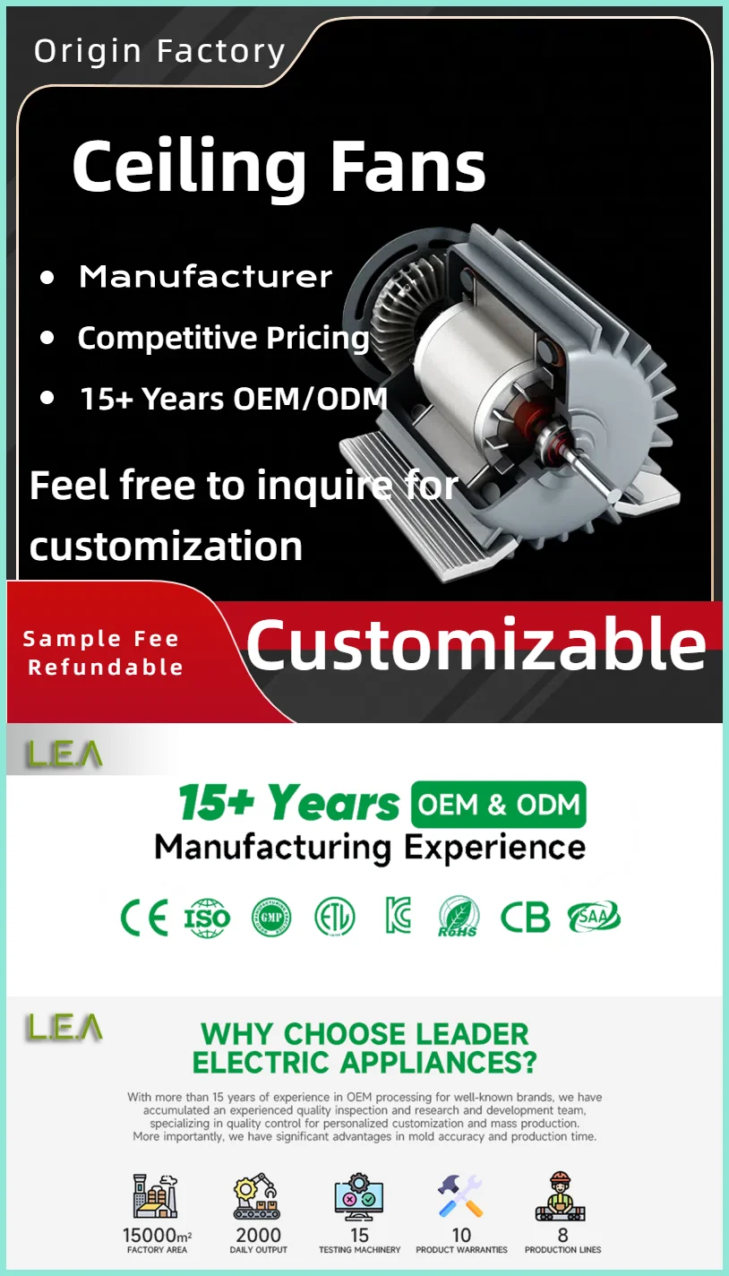 Ceiling Fan, LED, Electric Power, 40W - detail 2