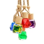 Car Freshener Car Decoration Accessories Hanging Glass Bottle Custom Aroma Car Air Freshener