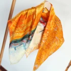 Scarf The Newest Designs Different Colors Head Scarf Custom Silk Tube Scarf For Women