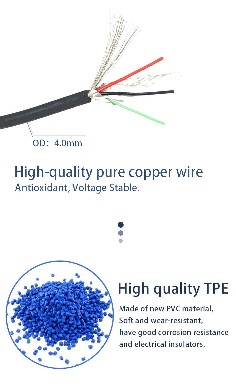 Usb Data Cable Awg Cores Twisted Pair Electrical Wires