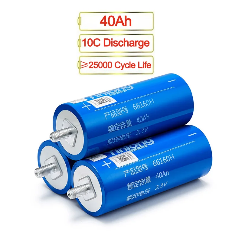 Ah Ah Ah Ah Cylindrical Grade A Lithium Titanate Batterie Lto