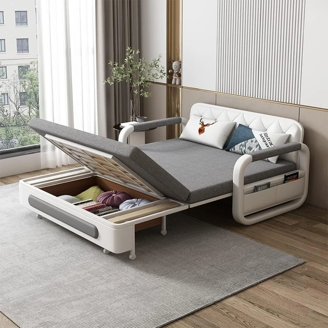 Fold Sofa Beds Furniture Living Room Sleeper Couch Pull Out Single Double Foldable Corner Sofa Bed With Storage For Small Spaces