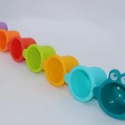New Toys Professional Set Of 8 New Education Animal Plastic Stacking Cups Toys For Kids