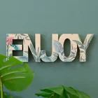 Decor Decor Wooden Enjoy Table Sign Room Decor