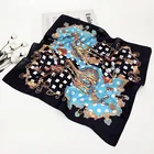 Scarf Hot Selling Custom Print 100% Silk Scarves Designer Scarf Styles Silk For Hair