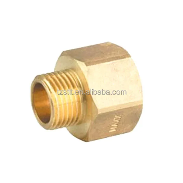 Thread Hex Straight Pneumatic Connector 1/4inch brass fitting