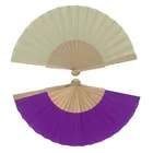Gift Wooden Brand Summer Promotional Gift Portable Custom Printed Folding Logo Wooden Fans