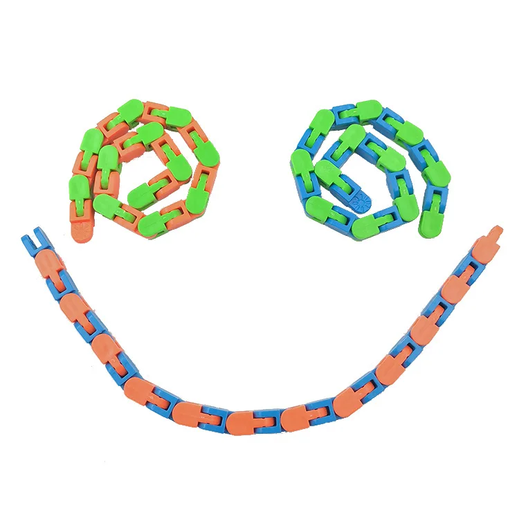 wacky tracks snap and click fidget toys