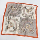 Satin Scarf Clown Bracelet Pattern Hight Quality Satin Bandana Silk Scarf Custom Printing Scarves Women Head Scarf