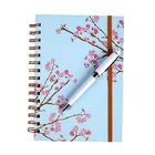 School 2020 New Arrivals Spiral Spring Notebook A5 School Printing Wholesale Spiral Notebook With Pen