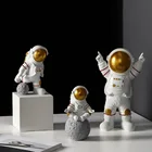 Handicraft Wholesale Table Art Spaceman Home Decor Gift Handicraft House Resin Decorations