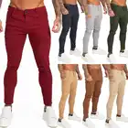 High Streetwear Man Fashion Slim Fit Style Denim Trousers Elastic Bottom OEM Customized Skinny Pantalon Jeans Men