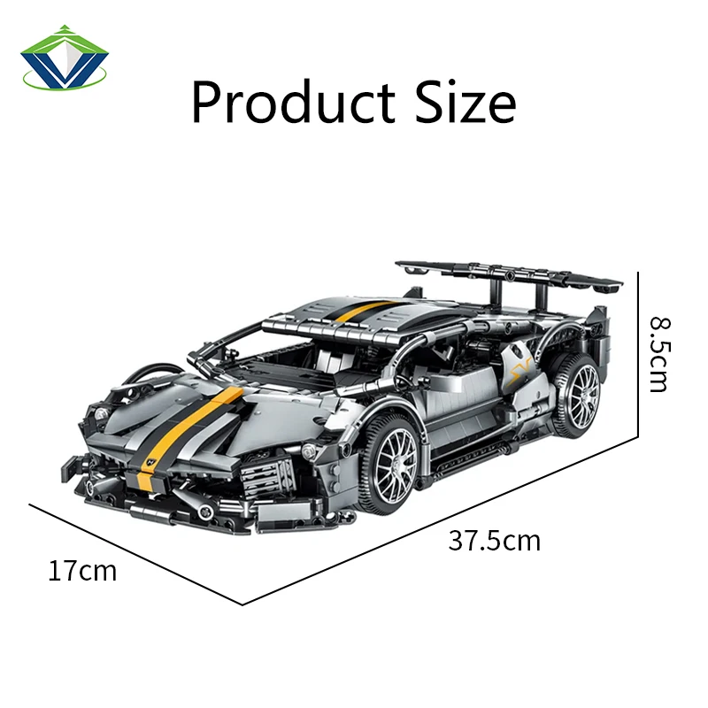 High Quality Sports Car Model Building Block Toys Simulation Sports Car DIY car Model Toy Building Blocks Sets