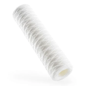 High Quality PP Yarn String Wound Carbon Block and Water Filter Cartridge for Water Purification