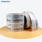Silver Sticker Custom Printing Dumb Silver Barcode Sticker Label Scratch Off Sticker Sheets