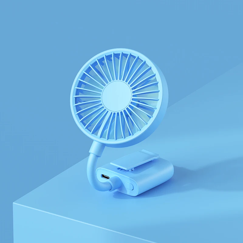 Rechargeable Mini Clip Fan, USB, Portable - detail 6