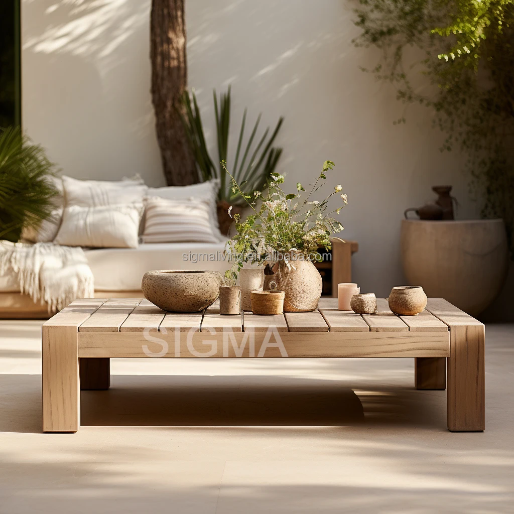 Wholesale Hot Selling Modern Luxury Outdoor Patio Garden Pool Sets Hotel Wooden Teak Daybed Chaise