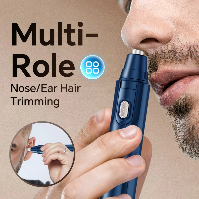 New Rechargeable Four-in-One Set Nose Hair Trimmer Portable Electric Push Shear for Home Hair Salon Cross-Border Plastic Product manufacture