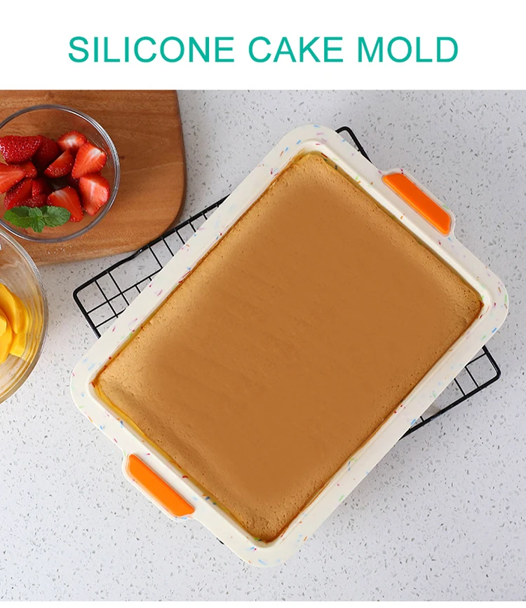 New Arrivals online Top Seller Eco-friendly Kitchen Accessories Non-stick Baking Equipment BPA-free Silicone Cake Molds 