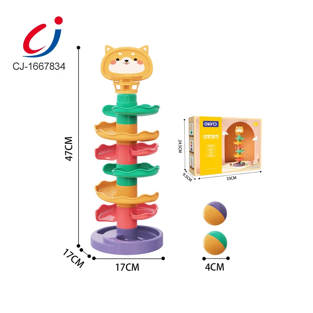 Safety Child Juguetes Para Nia Marble Run Toy Set Ball, Parent-Child Interaction Game Building Block The Ball Roll Slot Toys