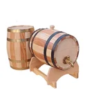 Barrel Wholesale High Quality 5 Liters Handcrafted Using Chinese Pine Aging Whiskey Beer Wine Wooden Barrel For Wine