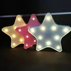 Star Battery USB Powered Star Islamism Muslim Led Table Night Lights Ramadan Eid Decorations Marquee Sign