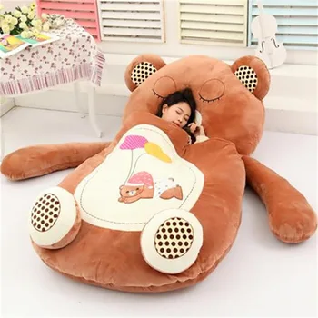 2022 baby custom plushie custom animal shape bed stuffed teddy bear plush soft animal toys bed kids adults stuffed animal toy