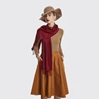 Scarf Wholesale Plain Solid Color Luxury Pashmina Winter Dark Gray Women Pure Cashmere Christmas Scarf Shawl