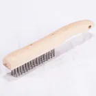 Handle Wooden Brush Wire Brush Wooden Handle Good Repuitation Curved Handle Wooden Wire Brush