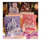 Cards 3d New Luxury High-quality Internet Celebrity Birthday Blank Custom Greeting Cards