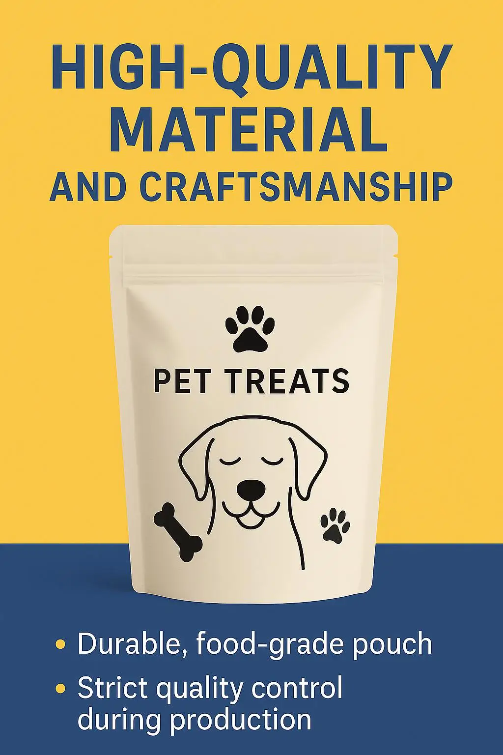 Resealable Stand Up Pouch for Pet Treats and Snacks - detail 9