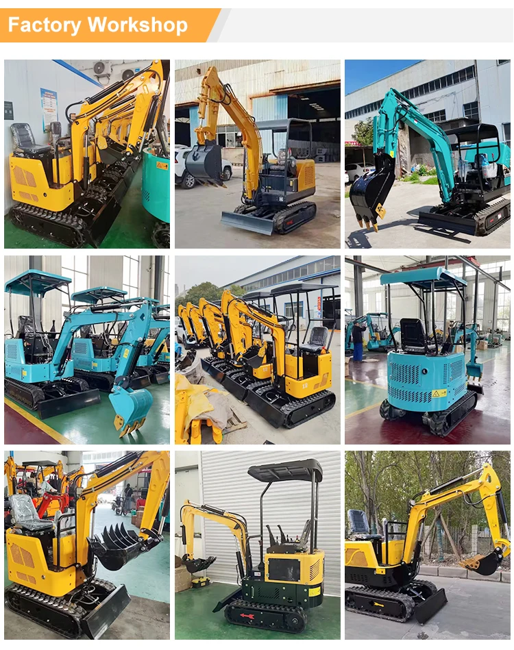 wsg CE EPA China mini Hydraulic excavators small mini excavator 1ton 2 ton cheap price for agricultural excavator