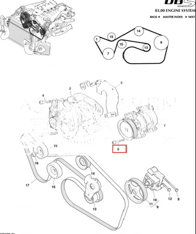 product good reputation cars accessories aluminium air conditioning compressor for aston martin db11 vantage hy53 19d625 aa-4