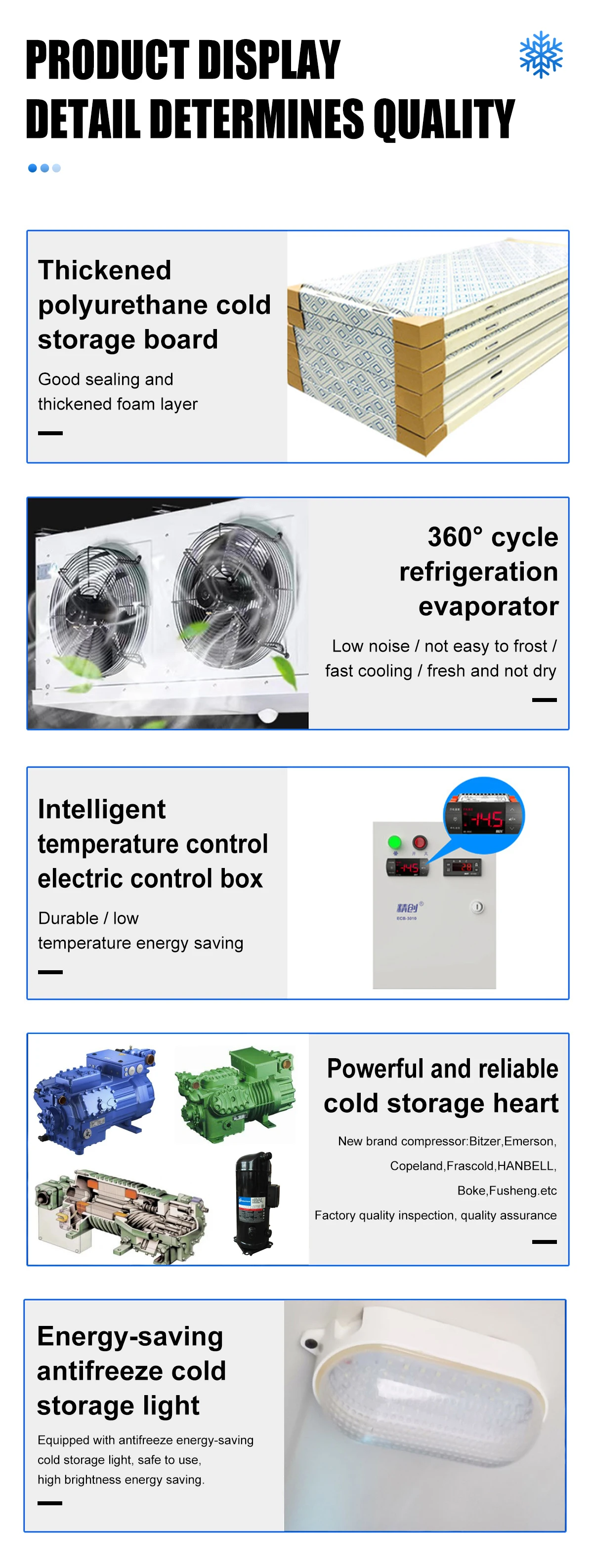 Cold Storage Room Motor, 220V, 55 W - detail 18