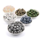 Beads Silicone Beads 19mm 2020 New Products 12mm 15mm 19mm Mixed Color Bulk Leopard Print Silicone Beads Wholesale