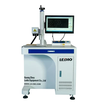 30W CO2 Laser Marking Machine Desktop EzCad Control Software for Non-Metal Acrylic PVC Pipe Supports PLt Graphic Format