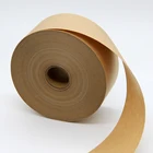 Kraft Paper Tape Craft Paper Tape Fiber Reinforced Water Activated Kraft Paper Adhesive Tape Craft Paper Tape