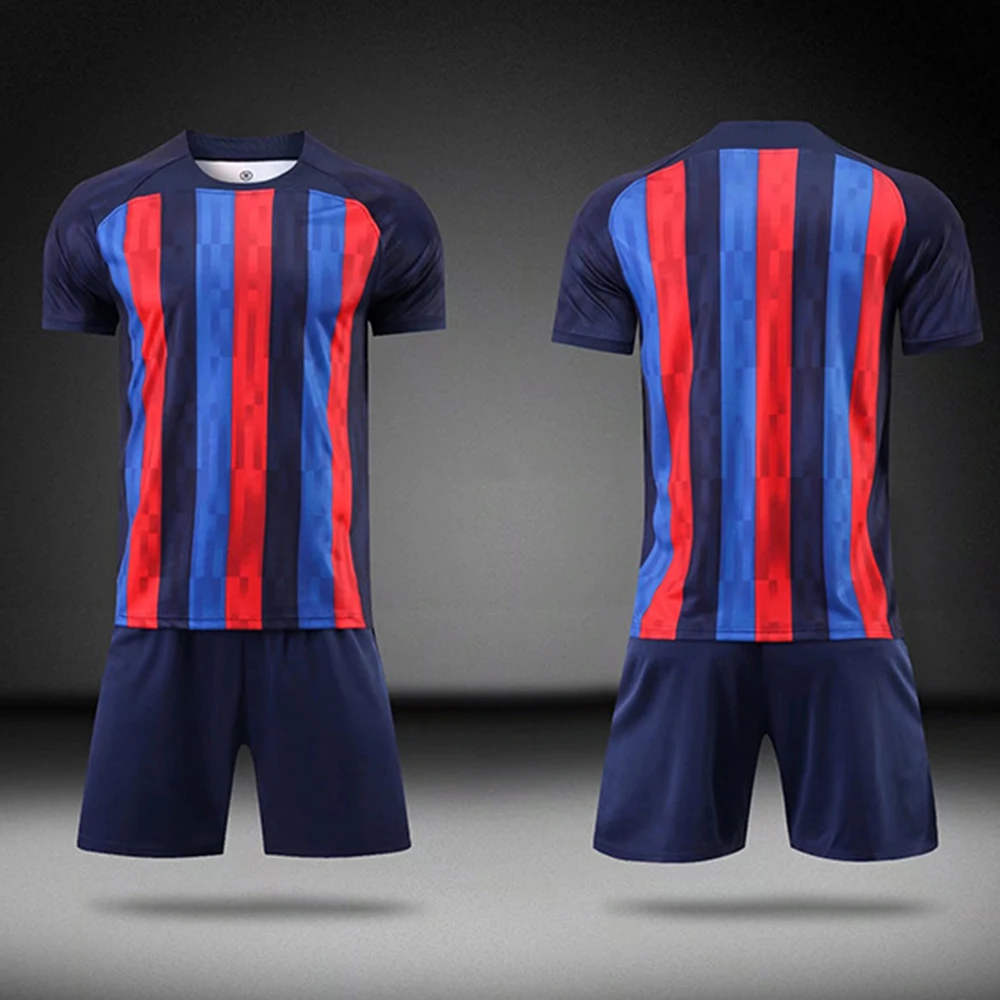 Custom Soccers Uniform maillot de football Set Retro Football Jersey Sports custom jersey football