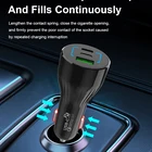 Mobile Car Charger New Arrival 3 Ports 95W High Power Mobile Phone USB PD Car Charger For MacBook Fast Charging