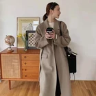 Lady Coat Promo Latest Casual Girl Lady Women Cashmere Wool Long Coat For Women