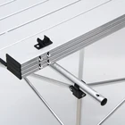 Table Aluminum Folding Roll-up Picnic Table Folding Table Portable Camping Table For Outdoor