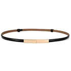 Women Belt For Dresses Amazon Hot Selling Women Skinny Belt For Dresses Retro Stretch Ladies Waist Belt