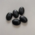Agate Agate Wholesale Best Quality Natural Crystal Ring Surface Oval Black Agate