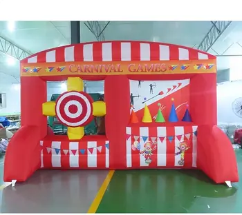 Interactive Sport Games Trampoline Park Inflatable Archery Range Floating Ball Shooting Target 2-in-1 Dart Carnival Lawn Games