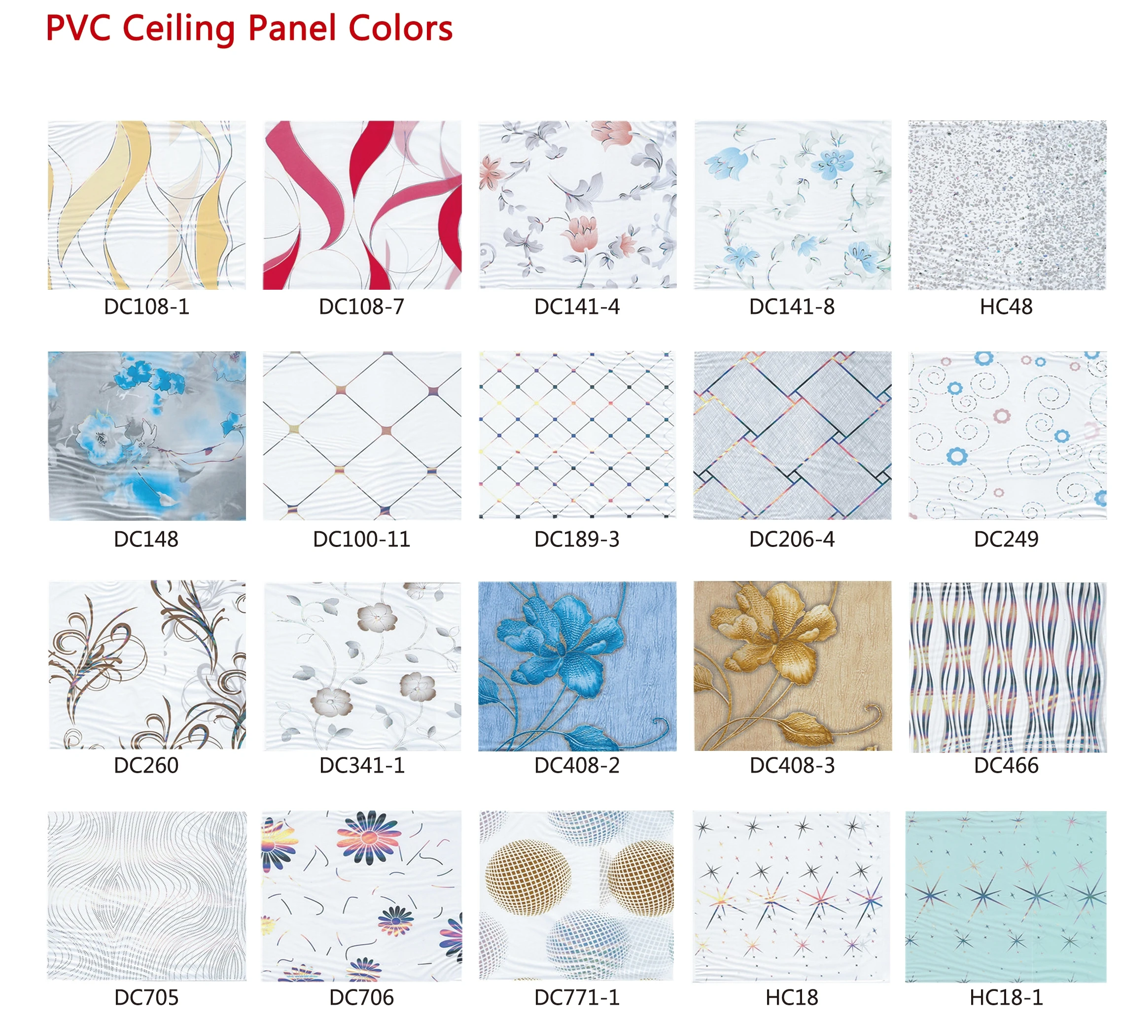 Popular Ceiling Panel 250mm*5mm marble transfter printing PVC Surface