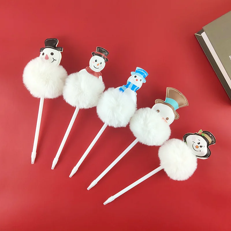 Christmas Santa Claus snowman elk deer ballpoint pen gel pen gift advertising learning gift pen