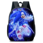 Cartoon Bag Sonic Backpack For Primary School Student Hedgehog Children's Cartoon Anime Pack Bag