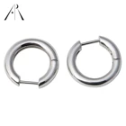 Gold Hoop Earrings Earrings Custom Jewelry 925 Sterling Silver Gold Plated Thick Circle Hoop Earrings