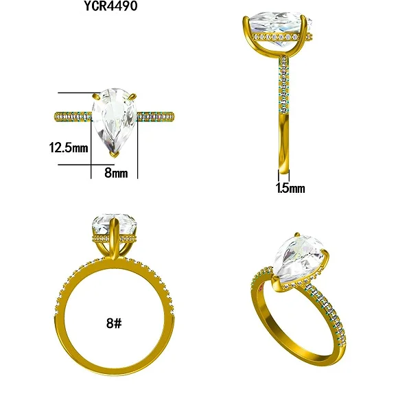 Wholesale 925 Sterling Silver Clover Pendant Necklace with 14K Gold Plated and 18K Gold Plated Colorful AAA Cubic Zircon Lucky Charm Jewelry