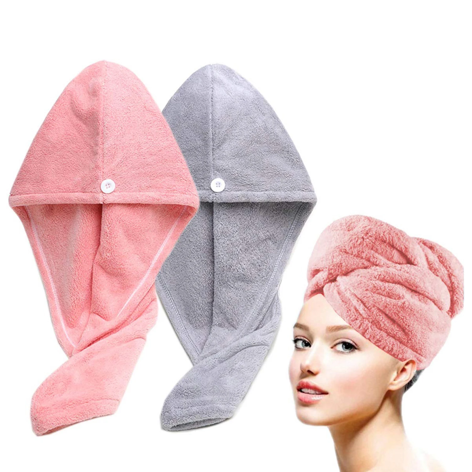 Super Absorbent Microfibre After Shower Quick Drying Soft Dry Hair Towel  For Women - Buy Dry Hair Towel,Quick Drying Soft Dry Hair Towel For Women,After  Shower Quick Drying Soft Dry Hair Towel